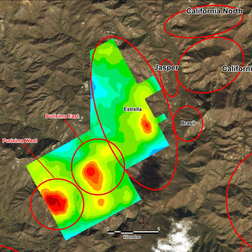 Cervantes 2019 IP Chargeability Maps #6