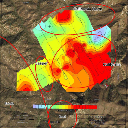 Cervantes 2016 IP Chargeability Maps #4