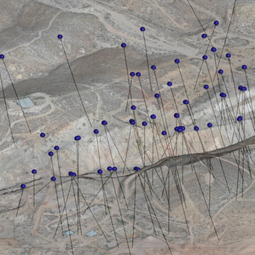 Contention open pit oxide gold-silver target